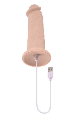 EVOLVED 7INCH GIRTHY VIBRATING DONG, LIGHT FLESH na Arena.pl