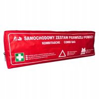 Zestaw PIERWSZEJ POMOCY do samochodu dobagażnika DIN13164 TRÓJKĄT KAMIZELKA