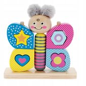 TREFL DREWNIANY MOTYLEK PUPILEK SORTER 61402