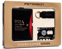 Portfel Z GRAWEREM w zestawie własny napis SKÓRA