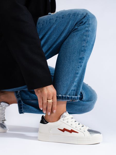 Białe trampki damskie   Rozmiar: - 39 zdjęcie 1