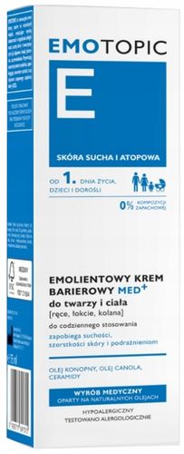 Emotopic Krem barierowy 75 ml na Arena.pl