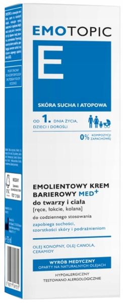Emotopic Krem barierowy 75 ml zdjęcie 1