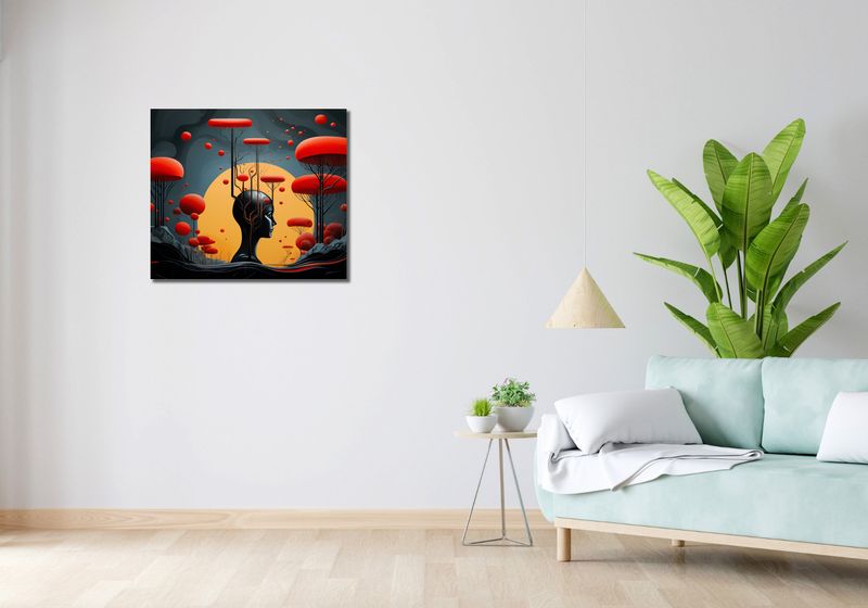 Obraz 70x60cm Myślokształty zdjęcie 2