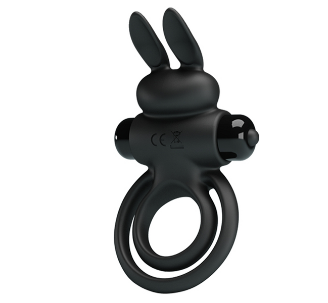 Wibrujący Ring Na Penisa I Jądra - Pretty Love Vibrant Penis Ring Iii Rabbit zdjęcie 3