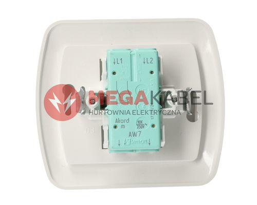 Akord Łącznik krzyżowy AW7/11 biały SIMON na Arena.pl