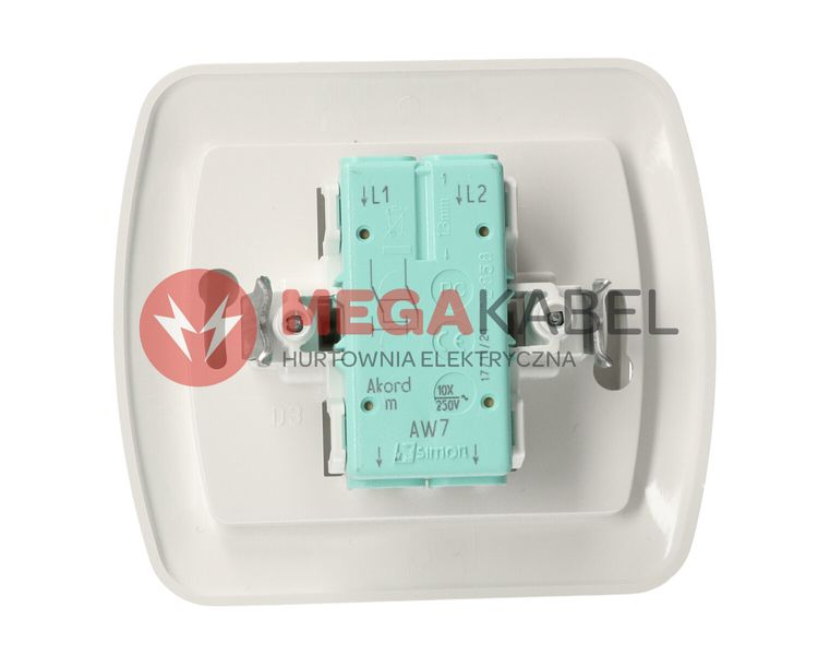 Akord Łącznik krzyżowy AW7/11 biały SIMON zdjęcie 2