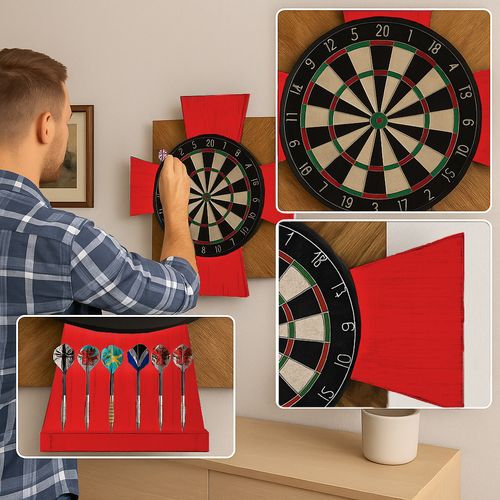 Tablica Drewniana John Paddle do Darta Order Fire Red na Arena.pl