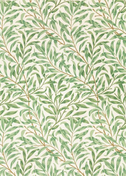 Plakat 50x70cm Willow Pattern 2, Morris Vintage do Salonu zdjęcie 1