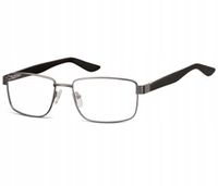 Okulary Oprawki KOREKCYJNE zerówki Optyczne SUNOPTIC Grafit METAL+POLIWĘGLA