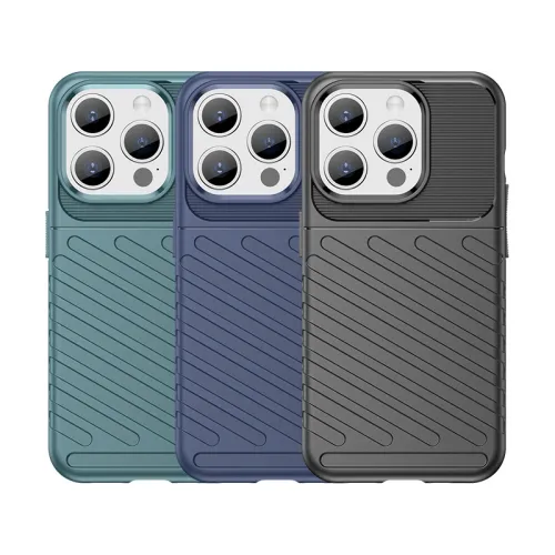 pancerne etui iphone 15 pro thunder case - niebieskie na Arena.pl
