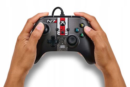 Gamepad PowerA Enhanced Mass Effect N7 do Xbox Series X/S, Xbox One, PC na Arena.pl