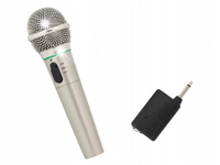 Czuły mikrofon bezprzewodowy przewodowy karaoke