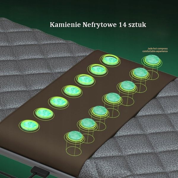 Materac masujący mata masująca shiatsu nefrytowy grzanie Gateway do masażu zdjęcie 10