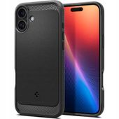 Etui Spigen Rugged Armor iPhone 16 Plus 6.7" czarny mat/black matte ACS08