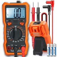 PROFESJONALNY MIERNIK POBORU PRĄDU MULTIMETR CYFROWY ELEKTRYCZNY LCD TESTER