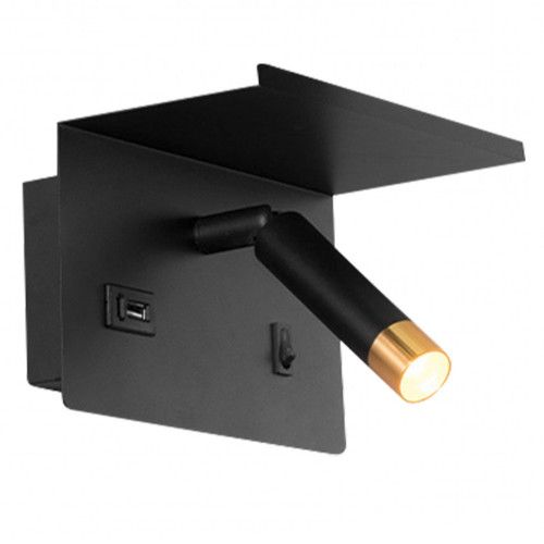 LAMPA NOCNA LED G9 KINKIET DO CZYTANIA Z USB zdjęcie 1