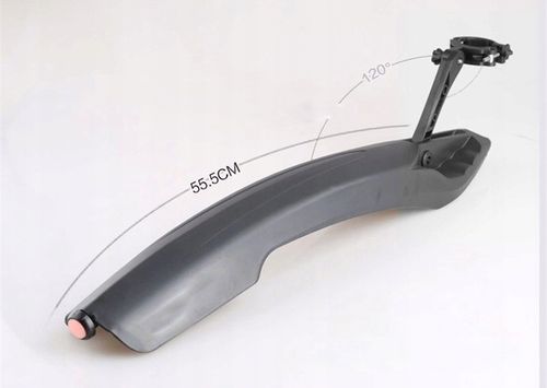 BŁOTNIKI ROWEROWE ZESTAW KOMPLET PRZÓD TYŁ WACHLARZE 26 27 28 29 CZARNY na Arena.pl