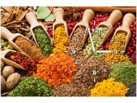 60CM 40CM ZEGAR OBRAZ FESTIWAL PRZYPRAW DRUK PŁÓTNO RAMA