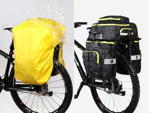 Torba Na Rower 3W1 - Sakwa Rowerowa Na Bagażnik 65L Plecak Torba Na Ramię na Arena.pl