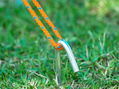 SZPILKI DO NAMIOTU MOCUJĄCE ŚLEDZIE KOTWY STAL 18CM 20SZT HAK HACZYK KOŁKI na Arena.pl