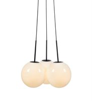 Wisząca lampa salonowa Dione 108418 balls zwis czarny biały