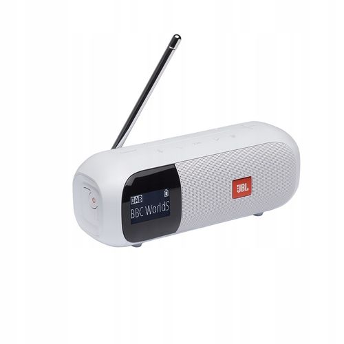 RADIO JBL Tuner 2 DAB+/FM BLUETOOTH IPX7 Białe na Arena.pl