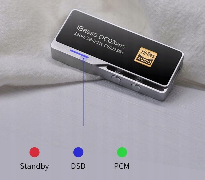 iBasso DC03 Pro - 2x CS43131 - DSD256 - USB Type-C + Lightning - Blue zdjęcie 15