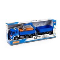 Polesie 96036 City samochód burtowy z podnośnik