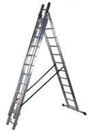 drabina aluminiowa 3-elementowa 714cm 12+12+12 szczebli - br-00-4212