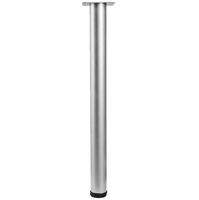 NOGA MEBLOWA 91CM OKRĄGŁA SATYNA BLATU STOŁU MEBLI