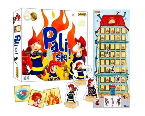 PALI SIĘ! GRA RODZINNA PLANSZOWA 3+ ADAMIGO na Arena.pl