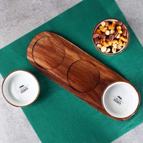 Miseczki na przekąski ceramiczne 30 cm 4 el. na Arena.pl