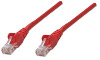 PATCH CORD INTELLINET CAT5E UTP 1,0M CZERWONY 100% MIEDŹ 318952