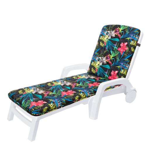 Poduszka AMELIA na długi leżak ogrodowy plażowy, materac 185x60x6cm na Arena.pl