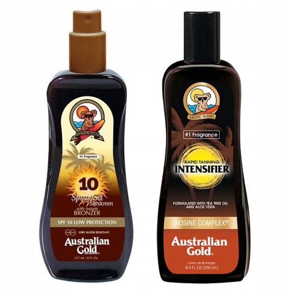 Australian Gold Spray Gel Bronzer SPF10 + Rapid Tanning Intensifier zdjęcie 1