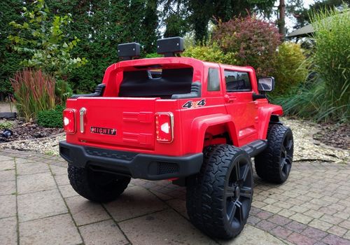 AUTO NA AKUMULATOR JEEP 4x4 Czerwony na Arena.pl