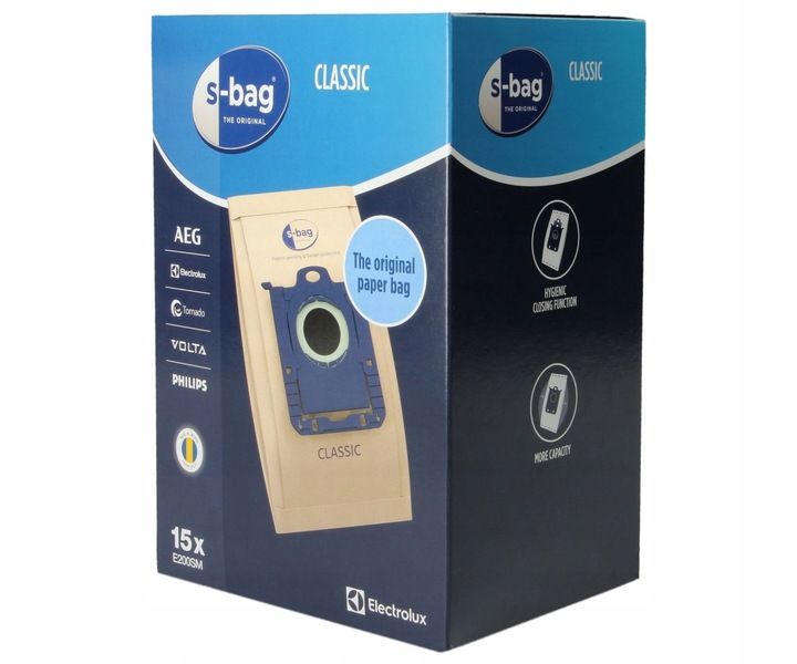 Worki S-bag E200M do Classic Silence 15 szt. zdjęcie 11