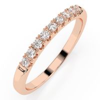 pierścionek z różowego złota 585 z diamentem (brylantem) 0,18 ct g/si