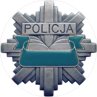 Opłatek na tort Urodziny Policja Odznaka Czapka Blacha Logo Policjant