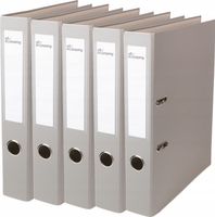 SEGREGATOR A4 50mm WZMOCNIONY OKUTY SZARY x 5 szt