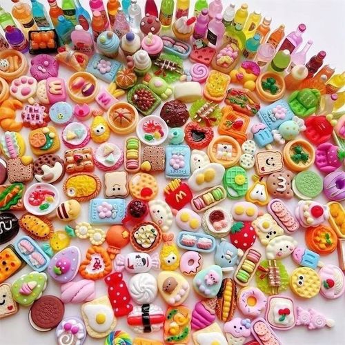 100 SZTUK MINI JEDZENIE UROCZE AKCESORIA DLA DZIECI URODZINOWYCH na Arena.pl