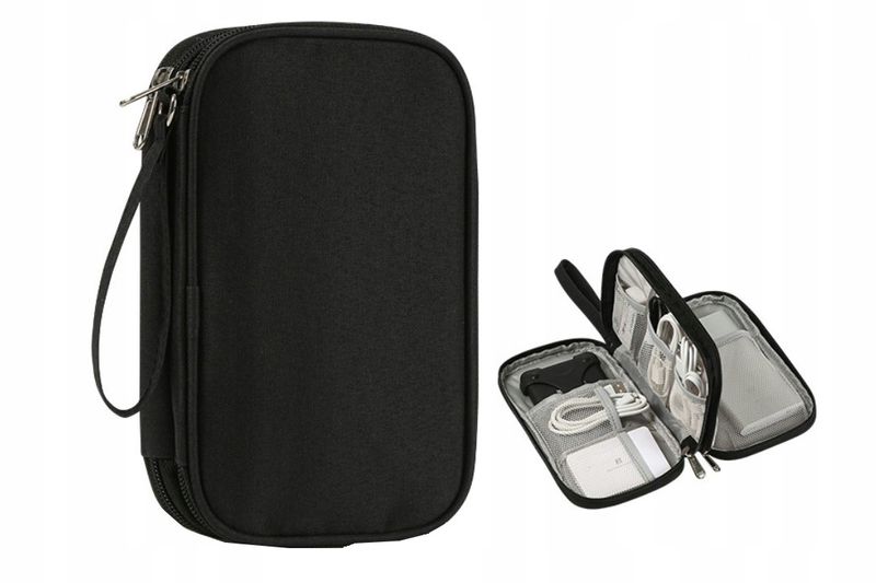 Organizer Na Ładowarki Kable Usb Etui Podróżne zdjęcie 9