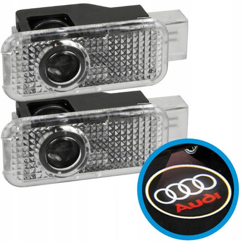 AUDI A3 A4 A5 A6 A7 Q3 Q5 Q7 TT PROJEKTOR LED LOGO na Arena.pl