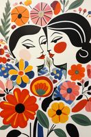 Plakat 30x45cm Kwiatowy Romans