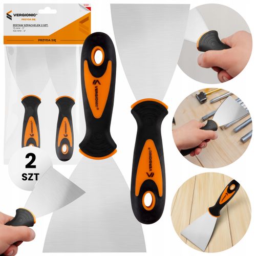 Zestaw szpachelek 75 mm i 100 mm 2 szt. VERGIONIC na Arena.pl