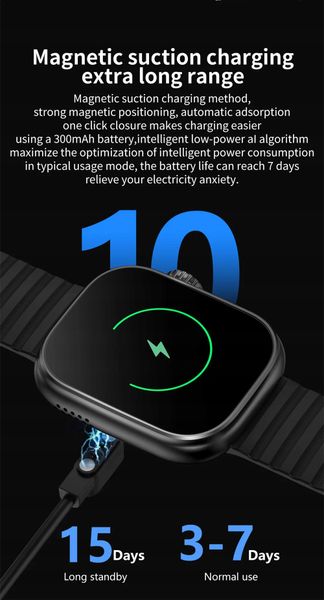 Smartwatch niktrade 191916645 czarny zdjęcie 9