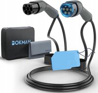 ŁADOWARKA DO AUT ELEKTRYCZNYCH BOKMAN KABEL ŁADUJĄCY SAMOCHODOWY 11KW 5M
