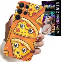 ETUI DO SAMSUNG GALAXY S25 ULTRA - SŁODKIE UŚMIECHNIĘTE PIZZE CASE + SZKŁO
