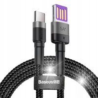 Kabel niktrade USB - USB typ C 1 m czarny